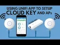 Using UNIFI App to setup CLOUD KEY and APs - 300 users English Version