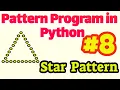 Pattern Program in Python Star Pattern Hollow Triangle