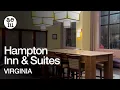 Hampton Inn by Hilton Hotel Lobby Breakfast Area Tour in Richmond Virginia