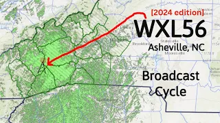 WXL56 Asheville NC Broadcast Cycle w Freeze Watch Frost Advisory - 2024
