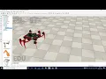 TAS Hexapod Robot on Vrep Simulator Walking Interface with Python