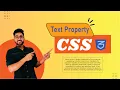 CSS Text Properties Explained Mixin Coder Coding with AI in Hindi
