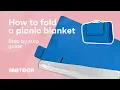 Meteor Picnic Blanket How to fold
