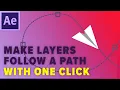 Animate along a custom path in After Effects 2019