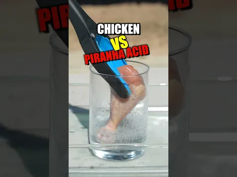 Chicken Leg vs Piranha Acid!?