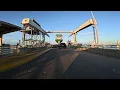 get in and get off the Galveston Ferry terminal a week
