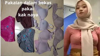 used underwear for 3 days stay