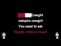 Tele Novella - Vampire Cowgirl - Karaoke