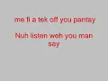 Mavado - when you feel lonely LYRICS (follow @DancehallLyrics )