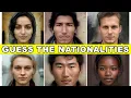 Guess the Country - Average Faces of 48 Nationalities AI Generated