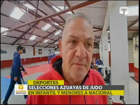 Selecciones azuayas de judo en infantil y menores a nacional