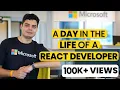 How does a REAL day look in a REACT developer s Life Tanay Pratap Hindi
