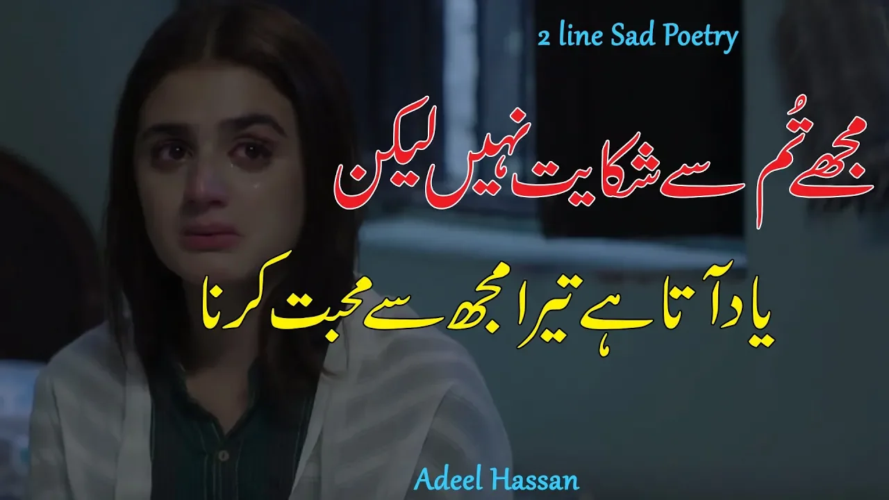 Sad Love Poetry| 2 Line Heart Touching Poetry| Broken Heart Sad Shayri| Hindi Shayri|