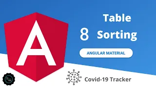 Angular Material Covid19-tracker Data table Sorting javatechie