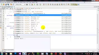 How to Insert StringBuffer in Java Netbeans