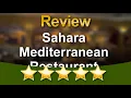 Sahara Mediterranean Restaurant Greenwood Village Wonderful 5 Star Review by Ben Johnson