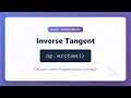 NumPy arctan Tutorial - Calculate Inverse Tangent Values in Python