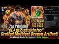 Top 2 Ranking Zuzukinho Crafted Mythical Dragon Artifact Updated Build Stats in War Server