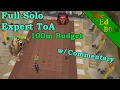 Expert Mode ToA Full Solo 100m Budget OSRS Expert Mode Solo