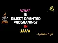 Object Oriented Programming Introduction Lec-12 Java Tutorial BhanuPriya