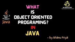 Object Oriented Programming Introduction Lec-12 Java Tutorial BhanuPriya