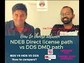 NDEB Direct licensing VS University path MDS Vs DDS iNBDE more - Chat with Hatimali