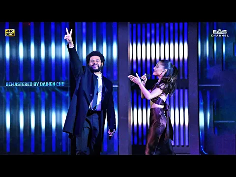 Download MP3 [Remastered 4K • 60fps]  Save Your Tears - The Weeknd \u0026 Ariana Grande – iHeart Radio Music Awards 21