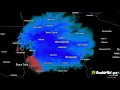 Minneapolis Snow Storm - 24 HOUR radar hyperlapse October 20th 2020