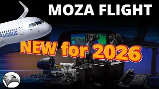 Moza Flight - Testing New Products Planned for 2026 Release. Moza Enter Airbus Peripheral Market