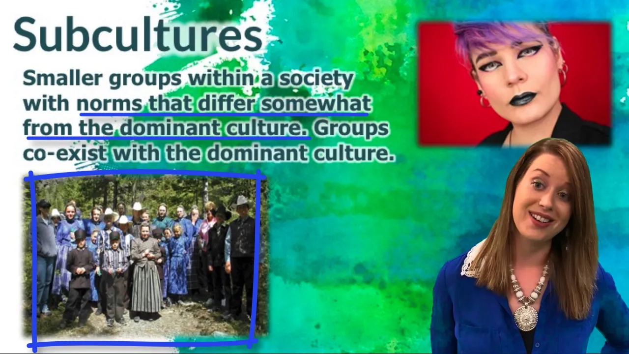 Dominant, Sub-, and Counterculture (Professor Marie Huntsinger)