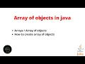 Array of objects how to create array of objects in java malayalam Code eureka