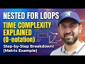 Time Complexity of Nested For Loops Data Structures Algorithms