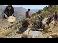 Download Lagu Nomadic life: Carrying building materials up the mountain to build a water source in harsh terrain