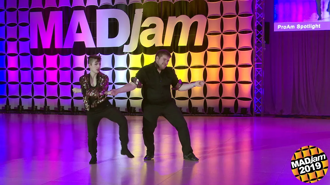 MADjam 2019 Pro Am Spotlight Leaders Patrick Souter with Bonnie Subey