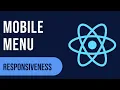 How to create a Mobile Menu in React