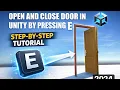 How to Open and Close Door in Unity Step-by-Step Tutorial 2024