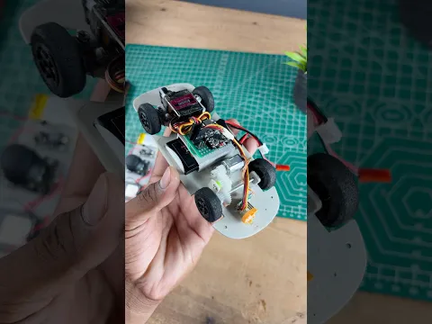 Homemade RC Car with Servo Steering and DC motor | Ashwinprojects