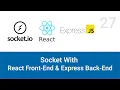 Socket With React Front-End Express Back-End Socket IO Tutorial Bangla Rooms Part 27