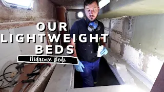 Fitting in our COMPOSITE BEDS! | YACHT REBUILD WEEK 14