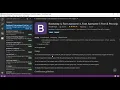 Install Bootstrap 4 in VS Code