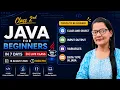 JAVA for Beginners JAVA in 7 days Class 2 Variables Data Types Input Output Class object