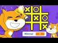 How to make TIC TAC TOE Game in Scratch
