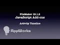 JavaScript Add-ons Activity Timeline