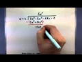 Pre-Calculus - How to divide polynomials using long division