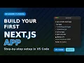 Setting Up Next js Project in VS Code Beginner Tutorial
