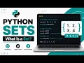 What is Set in Python Python Sets Explained for Beginners Python Tutorial in Hindi