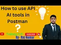 How to use Ai tool s in Api Testing in Postman Software Testing Json-server