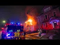 Early Arrival Heavy Fire Showing - Structure Fire Newark New Jersey 26