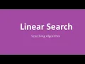 Linear Search in Java with working code Hindi
