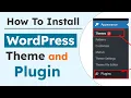 How To Install WordPress Theme and Plugin WordPress Tutorial For Beginners - 2